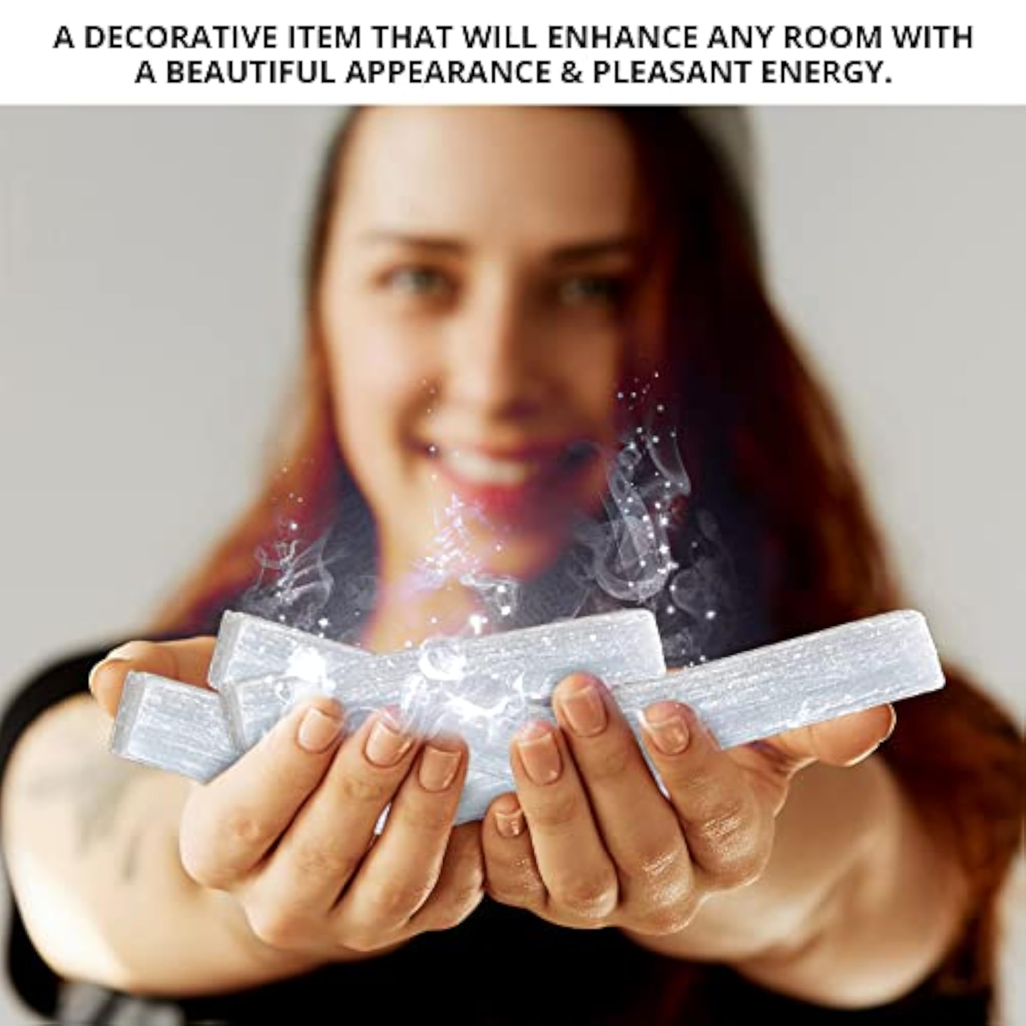 Selenite Crystal Sticks for Healing and Meditation